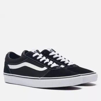Vans Men’s Black Leather Sneakers for Daily Smart-Casual