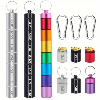 Waterproof Pill Case Keychain: Tiny, Sealed Daily Carry