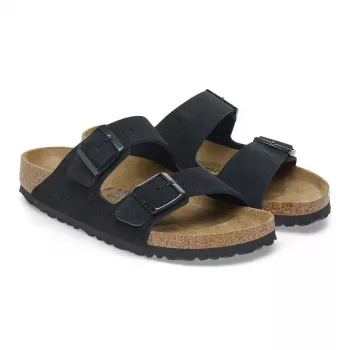 Birkenstock Black Suede Slippers for Fall/Winter Comfort