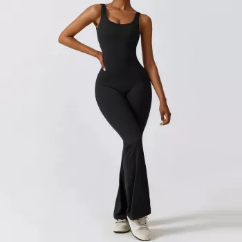 Push-Up Quick-Dry One-Piece Yoga Jumpsuit Fit Guide