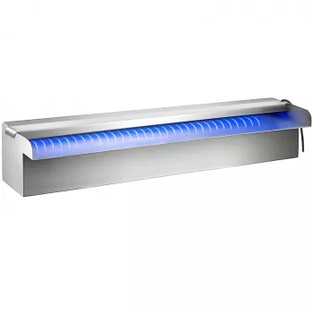 LED Waterfall Spillway Ideas for Gardens and Pools